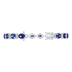 Sterling Silver Semi Mount Bracelet Setting Oval OV 8x6mm Syzjewelry