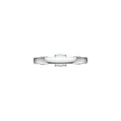 18K Gold Semi Mount Ring Setting Round RD 5x5mm Diamond Accent DHJ