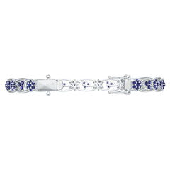 Platinum Semi Mount Bracelet Setting Round Ro Syz Jewelry