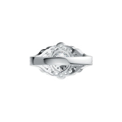 Sterling Silver Semi Mount Ring Setting Round RD 5x5mm DHJ