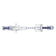 Platinum Semi Mount Bracelet Setting Round RD 3x3mm DHJ