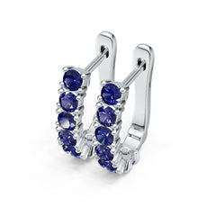 18K Gold Semi Mount Earrings Setting Round Ro 4x4mm Syz Jewelry