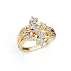 Sterling Silver Semi Mount Ring Setting Round Ro 3x3mm DHJ
