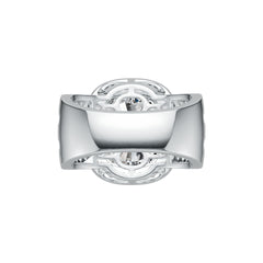 Sterling Silver Semi Mount Ring Setting Cushion CU 12X10mm with White Topaz DHJ