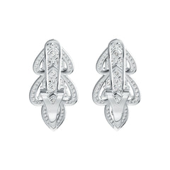 Sterling Silver Semi Mount Earrings Setting Pear PE 4X3mm DHJ