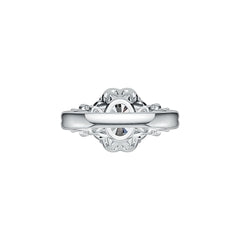 Sterling Silver Semi Mount Ring Setting Oval OV 12X10mm - Syzjewelry