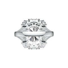 Sterling Silver Semi Mount Ring Setting Cushion CU 11X9mm DHJ