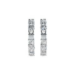 14K Gold Semi Mount Earrings Setting Oval OV 5X4mm DHJ