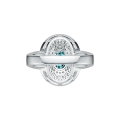 10K Gold Semi Mount Ring Setting Oval OV 8X6mm Moissanite Accent DHJ