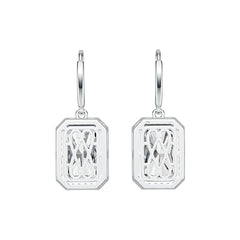 Sterling Silver Semi Mount Earrings Setting Emerald OCT 12X8mm DHJ