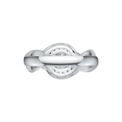 Sterling Silver Semi Mount Ring Setting Round RD 5X5mm Twist Syzjewelry