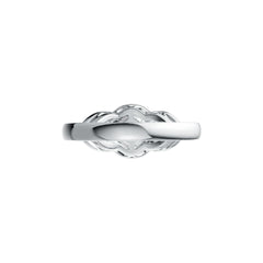 Sterling Silver Semi Mount Ring Setting Round RD 8.5mm PE 6X4mm DHJ