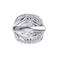 14K Gold Semi Mount Ring Setting Cushion CU 18X18mm Diamond Accent DHJ