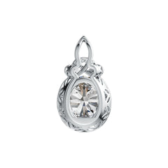Sterling Silver Semi Mount Pendant Setting Oval OV 10X8mm DHJ