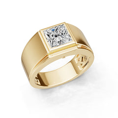 14K Gold Semi Mount Ring Setting Princess Pr 7x7mm Syz Jewelry