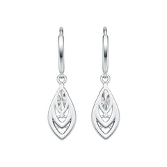Sterling Silver Semi Mount Earrings Setting Marquise MQ 8X4mm DHJ