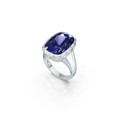 Sterling Silver Semi Mount Ring Setting Cushion Cu 19x14mm Syzjewelry