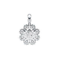 18K Gold Semi Mount Pendant Setting Round RD 6x6mm with Diamond Accent DHJ