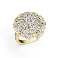 Platinum Semi Mount Ring Setting Round Ro 4x2mm Syz Jewelry