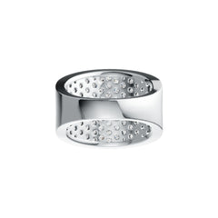 Platinum Pave Cluster Ring Saddle with White Topaz or Moissanite Diamond Accent DHJ