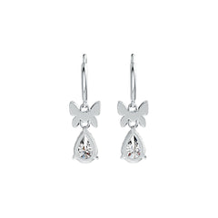 Sterling Silver Semi Mount Earrings Setting Pear PE 9X6mm - Syzjewelry