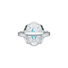 Sterling Silver Semi Mount Ring Setting Marquise MQ 14X7mm Cabochon DHJ