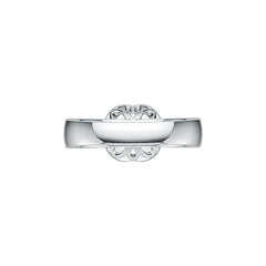 Sterling Silver Semi Mount Ring Setting Round RD 9X9MM DHJ