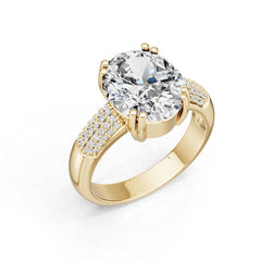 Sterling Silver Semi Mount Ring Setting Oval OV 13X11mm Syzjewelry