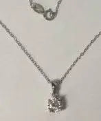 10K Gold Semi Mount Pendant Setting Round RD 8x8mm DHJ