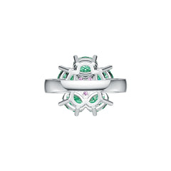 Sterling Silver Semi Mount Ring Setting Oval OV 7X5mm DHJ