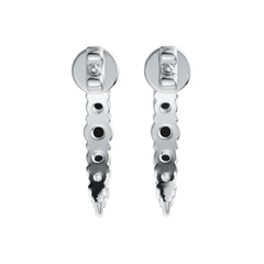 18K Gold Earrings with or Moissanite Drop Earrings Diamond Accent DHJ