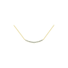 10K 14K Gold or 10K Gold Semi Mount Necklace Setting Round Rd Moissanite Accent Syzjewelry