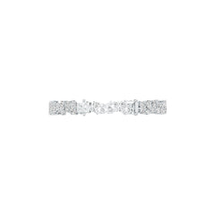 Sterling Silver Semi Mount Bracelet Setting PE 7X5mm PE 6X4mm RD 3.0mm DHJ
