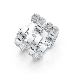 14K Gold Semi Mount Earrings Setting Oval OV 5X3mm Diamond Accent DHJ