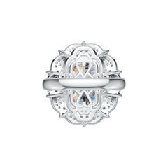 Sterling Silver Semi Mount Ring Setting Oval OV 15X13mm DHJ