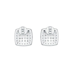 Sterling Silver Semi Mount Earrings Setting Round RD 1.8mm DHJ
