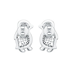 Sterling Silver Semi Mount Earrings Setting Round RD 1.5mm DHJ