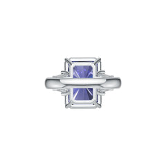 14K Gold Semi Mount Ring Setting Emerald OCT 16x12mm Diamond Accent DHJ