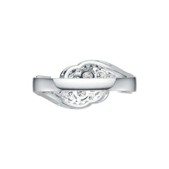 Sterling Silver Semi Mount Ring Setting Round RD 3.5mm DHJ