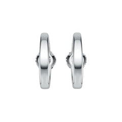 Sterling Silver Semi Mount Earrings Setting Round RD 7x7mm DHJ