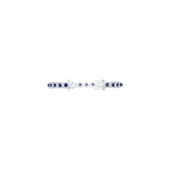 Sterling Silver Semi Mount Bracelet Setting Round RD 4x4mm Halo Syzjewelry