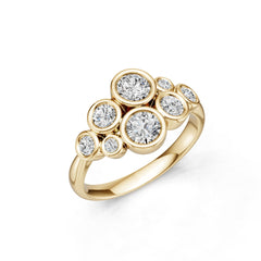 Platinum Semi Mount Ring Setting Round Ro 4x4mm Diamond Accent Syz Jewelry