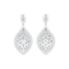 Sterling Silver Semi Mount Earrings Setting Oval OV 5X3mm DHJ