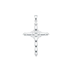 Sterling Silver Semi Mount Pendant Setting Oval OV 5x3mm Cross Pendant DHJ