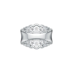 Sterling Silver Semi Mount Ring Setting Round RD 3.75mm DHJ