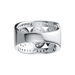 Platinum Semi Mount Ring Setting Oval OV 7X5mm Diamond Accent DHJ