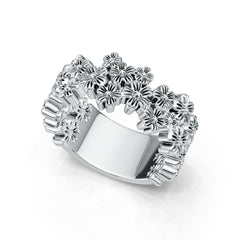 Platinum Semi Mount Ring Setting Round Ro 6x6mm Syz Jewelry