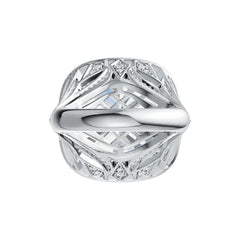 Sterling Silver Semi Mount Ring Setting Cushion CU 18X18mm DHJ