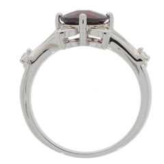 14K Gold Semi Mount Ring Setting Round RD 8x8mm D-PJC2849 Diamond Accent Syzjewelry