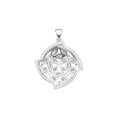 10K Gold Semi Mount Pendant Setting Pear PE 5X3mm with White Topaz Moissanite Accent DHJ